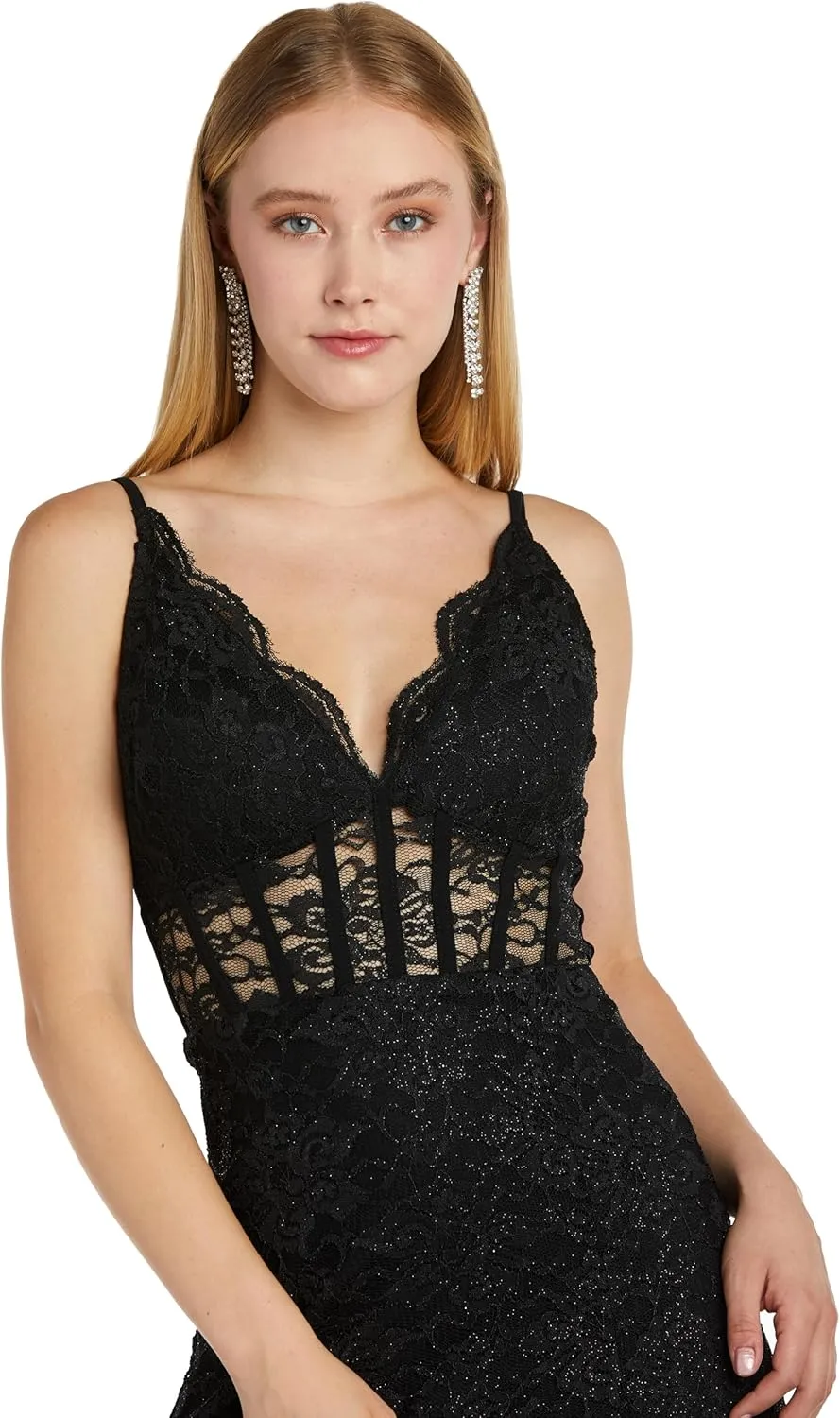 Women's Lace Whispers Corset Gown
