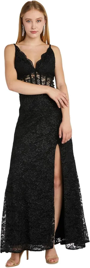 Women's Lace Whispers Corset Gown
