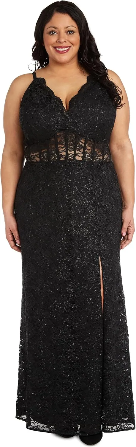 Women's Lace Whispers Corset Gown