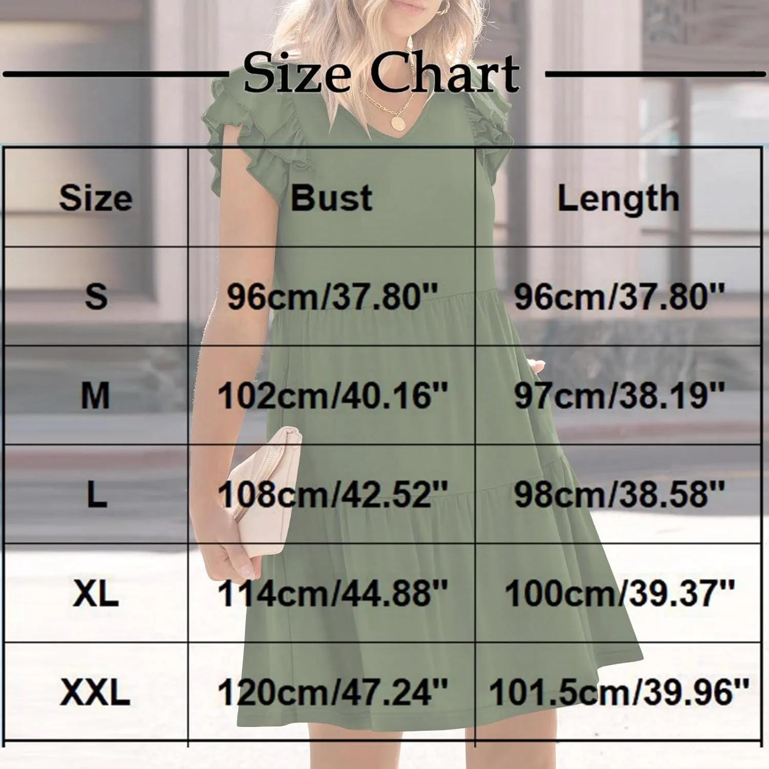 Womens Summer Dress V Neck Ruffle Short Sleeve Casual Loose Fit Swing Pleated Dresses Beach Vacation Mini Sundress