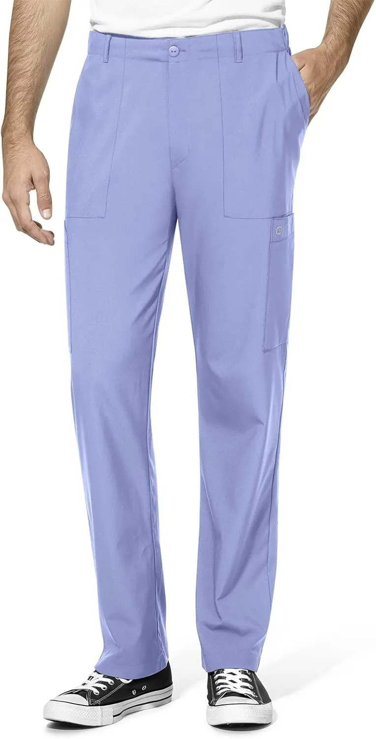 WonderWink Men's Flat Front Cargo Pant