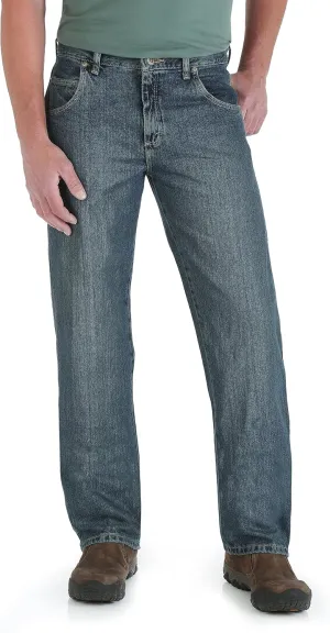 Wrangler Men's Rugged Wear Relaxed Straight Fit Jeans
