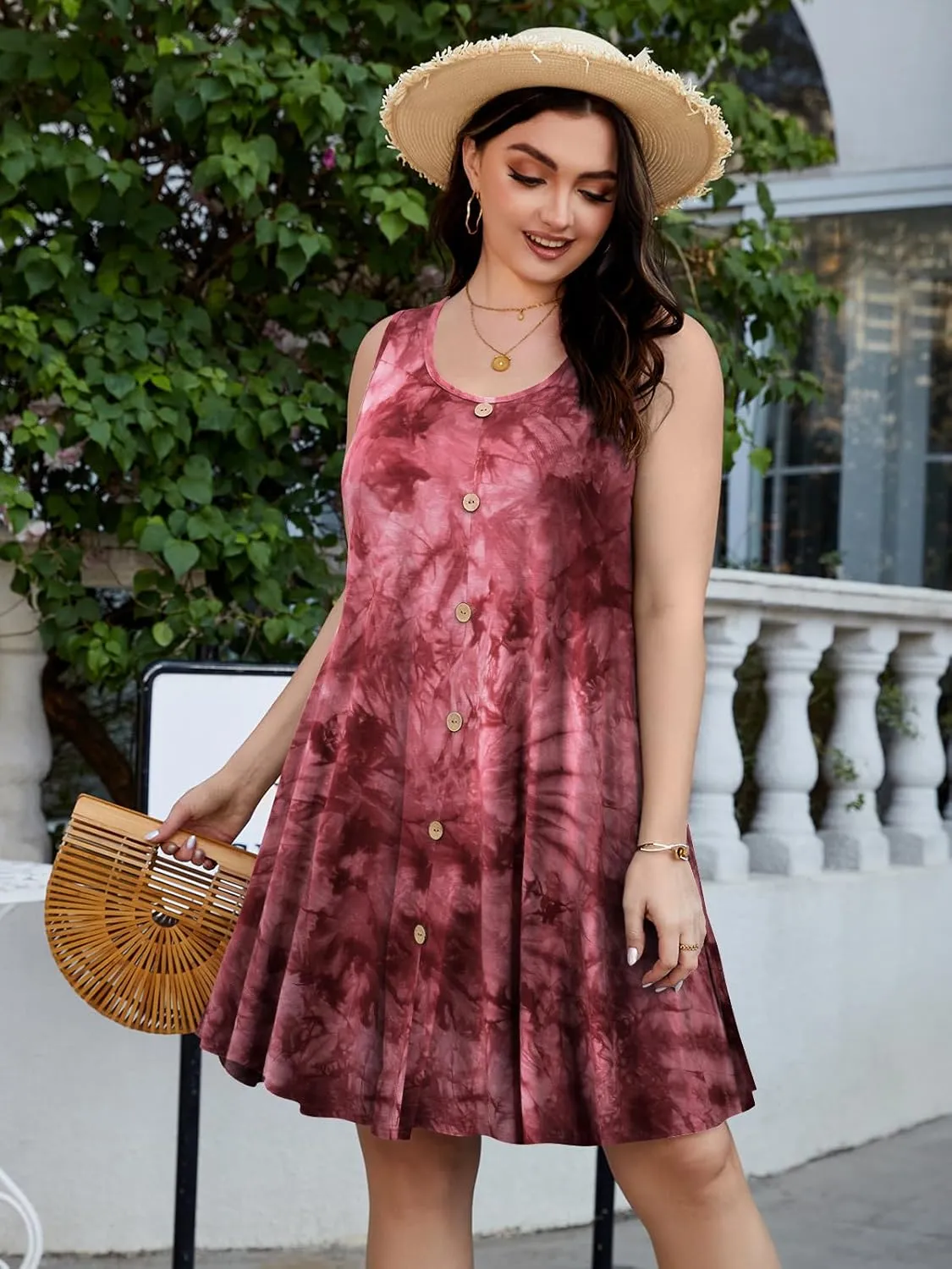 ZENNILO Women's Casual Dresses Tshirt Dresses Plus Size Summer Dresses V Neck Beach Cover Up Sundress with Pockets